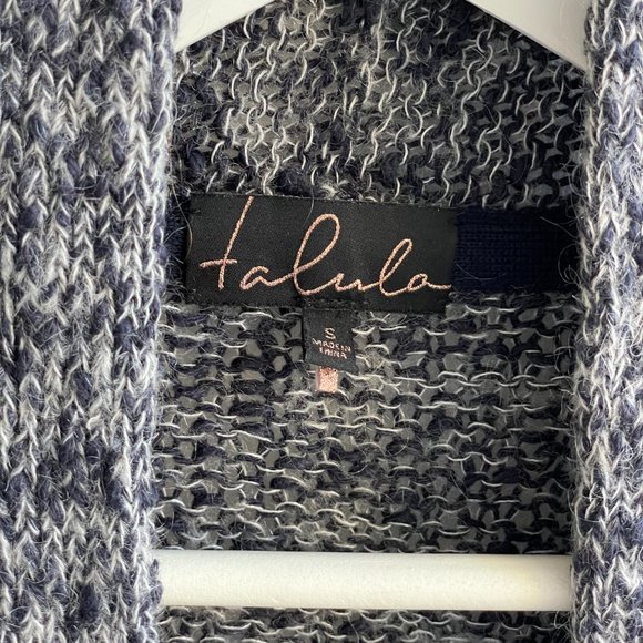 Talula navy and white wool cardigan - Picture 2 of 5